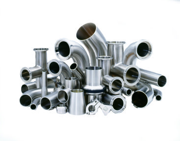 Sanitary fittings normally have mechanically polished interior surfaces and often polished exteriors as well